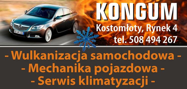 KONGUM klimatyzacja, Wulkanizacja, Mechanika Pojazdowa